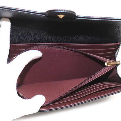 CHANEL シャネル マトラッセ クラシック ロング フラップウォレット 長財布 ブラック AP0241 レディース【中古】【美品】