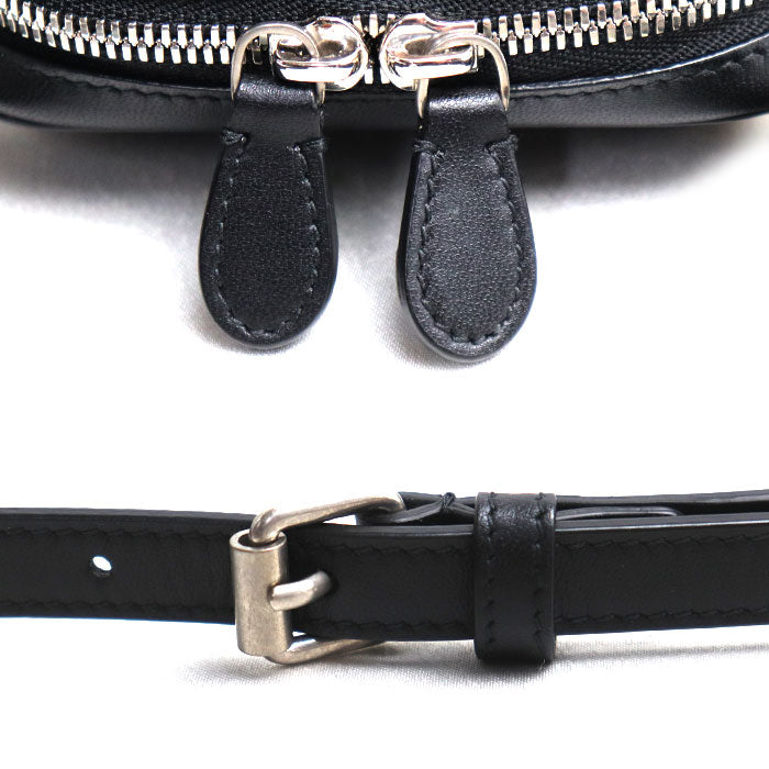 BALENCIAGA バレンシアガ キャッシュ ジップ フォンホルダー ショルダーバッグ ブラック 618189 ユニセックス【中古】