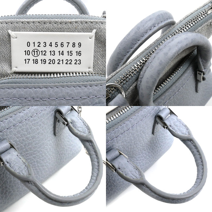 Maison Margiela 5AC クラシック BABY ポーチ チェーンショルダー 2Wayショルダーバッグ Pale Blue SB3WG0025 P4455 T6172 レディース【中古】【美品】