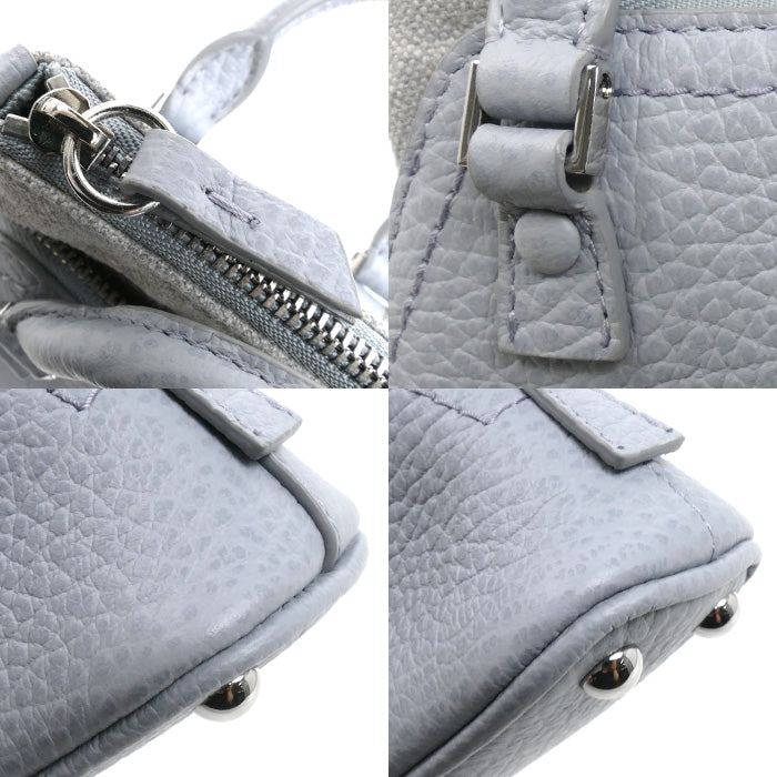 Maison Margiela 5AC クラシック BABY ポーチ チェーンショルダー 2Wayショルダーバッグ Pale Blue SB3WG0025 P4455 T6172 レディース【中古】【美品】