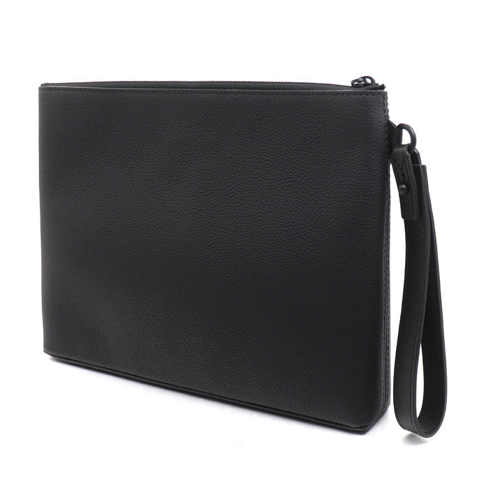 LOUIS VUITTON ルイ・ヴィトン テイクオフ ポーチ クラッチバッグ LVアエログラム ブラック M69837 ICチップ メンズ【中古】【美品】