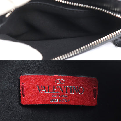 Valentino Garavani ヴァレンティノ・ガラヴァーニ VLTN レザー クロスボディ 2Wayショルダーバッグ ブラック 1Y2B0954WJWONI ユニセックス【中古】