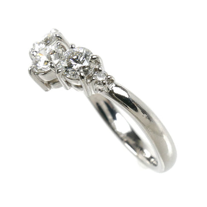 TASAKI タサキ Pt900プラチナ リング・指輪 ダイヤモンド0.68ct 11号 4.5g V字 レディース【中古】