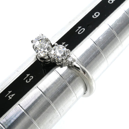 TASAKI タサキ Pt900プラチナ リング・指輪 ダイヤモンド0.68ct 11号 4.5g V字 レディース【中古】