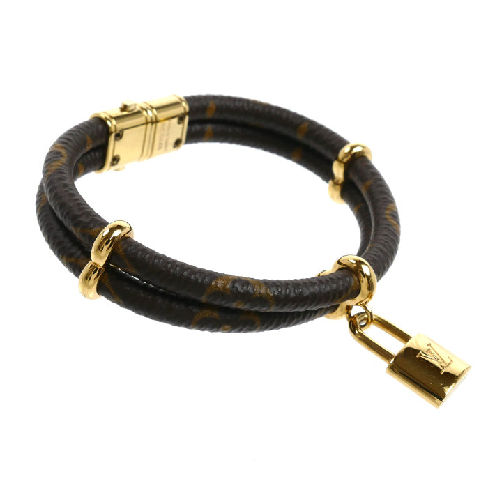 LOUIS VUITTON ルイ・ヴィトン モノグラムキャンバス キープ イット トゥワイス ブレスレット M6640F BC0148 レディース【中古】