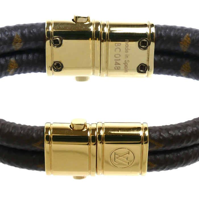 LOUIS VUITTON ルイ・ヴィトン モノグラムキャンバス キープ イット トゥワイス ブレスレット M6640F BC0148 レディース【中古】