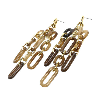 HERMES エルメス バッファローホーン GP レジーユ ピアス レディース【中古】【美品】
