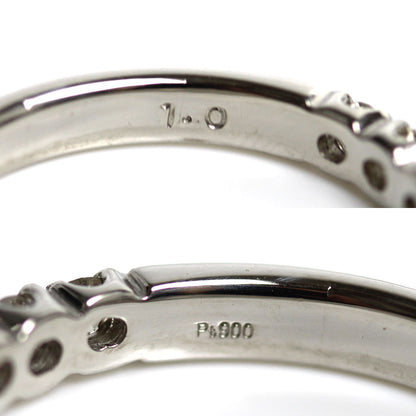 Pt900プラチナ エタニティ リング・指輪 ダイヤモンド1.0ct 18号 4.2g レディース【中古】