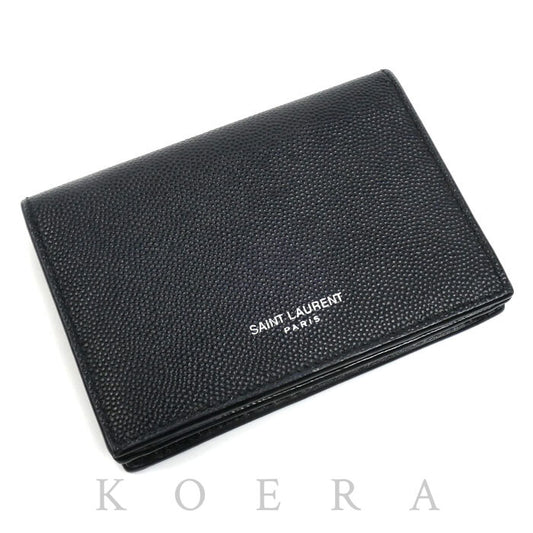 SAINT LAURENT サンローラン カードケース ブラック 469338BTY7N1000 メンズ【中古】