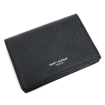 SAINT LAURENT サンローラン カードケース ブラック 469338BTY7N1000 メンズ【中古】