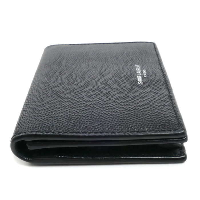 SAINT LAURENT サンローラン カードケース ブラック 469338BTY7N1000 メンズ【中古】