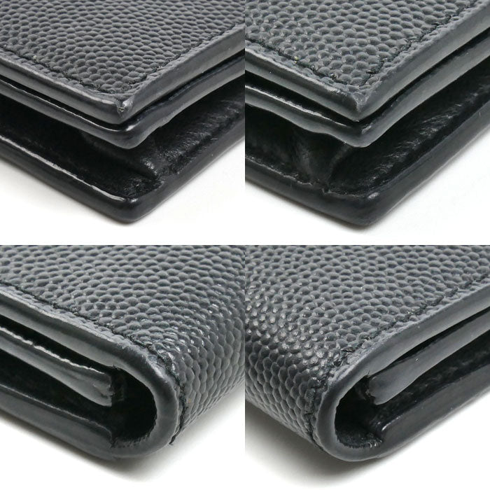 SAINT LAURENT サンローラン カードケース ブラック 469338BTY7N1000 メンズ【中古】