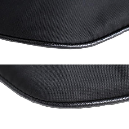 PRADA プラダ Re-Nylon xサフィアーノレザー ベルトバッグ ウエストバッグ ブラック 2VL033_2DMH_F0002 IC メンズ【中古】