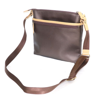 HUNTING WORLD ハンティングワールド AT EASE WATAMU ショルダーバッグ ブラウン 7289-A90 メンズ【中古】【美品】