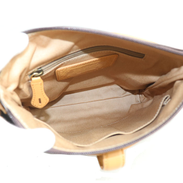 HUNTING WORLD ハンティングワールド AT EASE WATAMU ショルダーバッグ ブラウン 7289-A90 メンズ【中古】【美品】