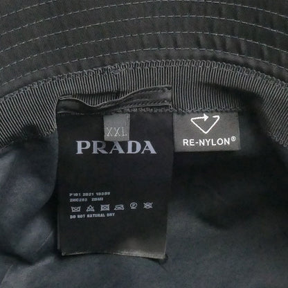 PRADA プラダ Re Nylon バケットハット ハット ブラック 2HC282 2DMI XXL メンズ【中古】