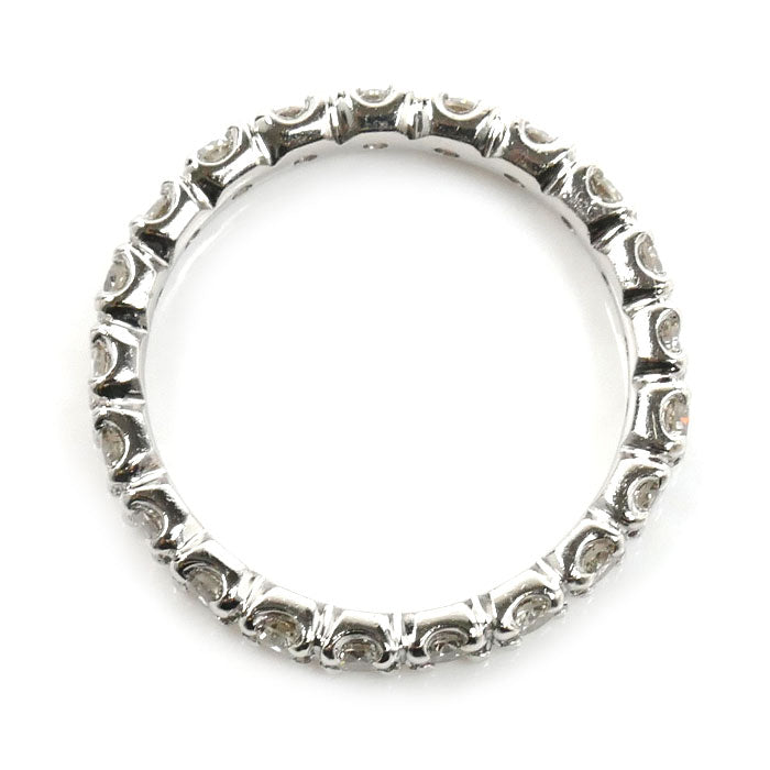 Pt900プラチナ フルエタニティ リング・指輪 ダイヤモンド1.0ct 10.5号 3.3g レディース【中古】