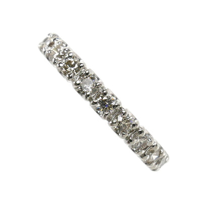 Pt900プラチナ フルエタニティ リング・指輪 ダイヤモンド1.0ct 10.5号 3.4g レディース【中古】