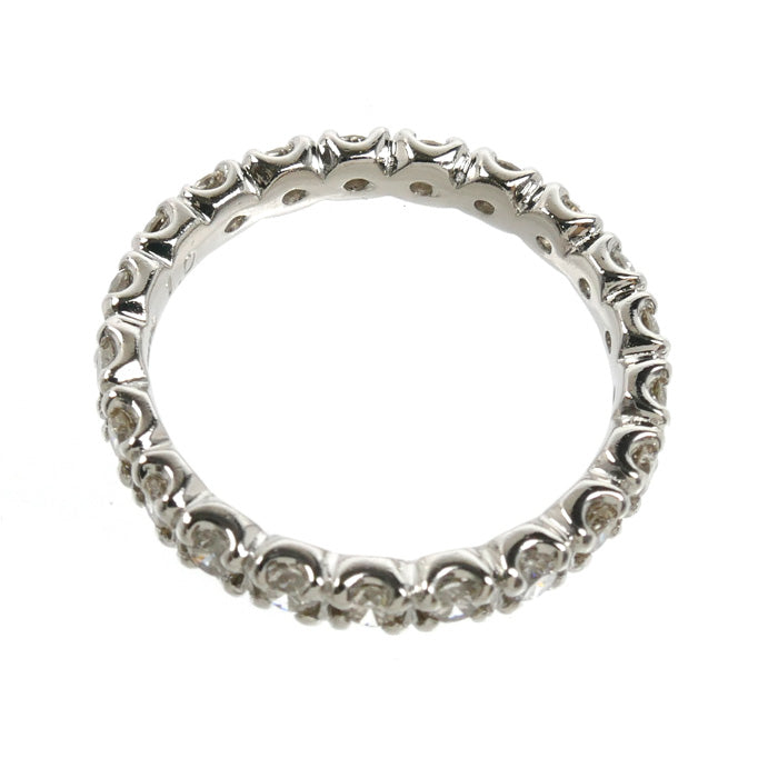 Pt900プラチナ フルエタニティ リング・指輪 ダイヤモンド1.0ct 10.5号 3.4g レディース【中古】