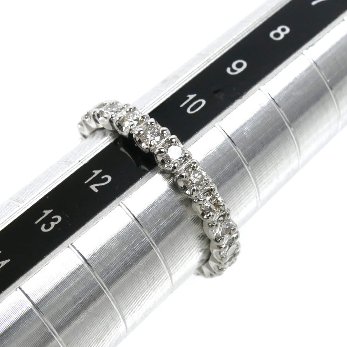 Pt900プラチナ フルエタニティ リング・指輪 ダイヤモンド1.0ct 10.5号 3.4g レディース【中古】