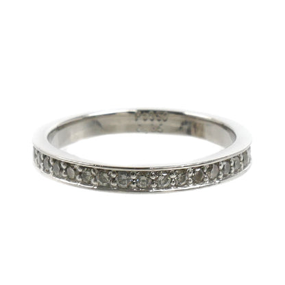 Pt950プラチナ フルエタニティ リング・指輪 ダイヤモンド0.35ct 8.5号 2.8g レディース【中古】