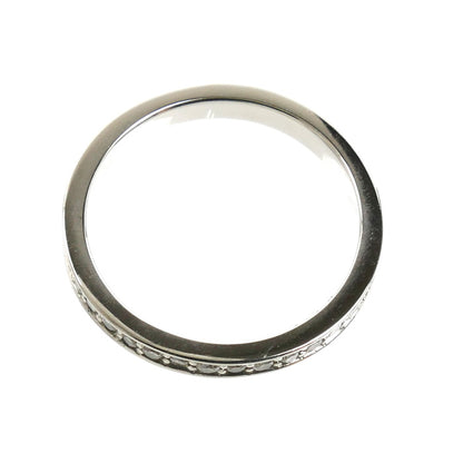 Pt950プラチナ フルエタニティ リング・指輪 ダイヤモンド0.35ct 8.5号 2.8g レディース【中古】