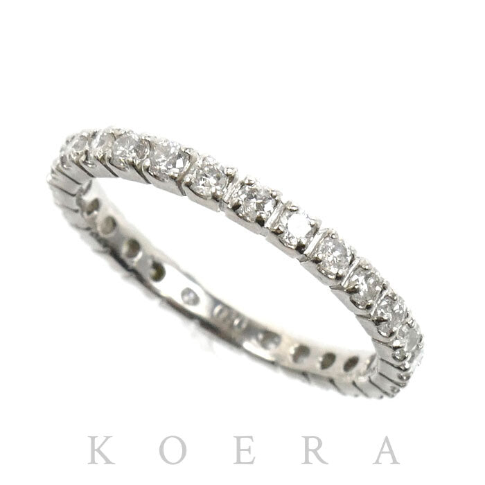 Pt900プラチナ フルエタニティ リング・指輪 ダイヤモンド0.50ct 8号 2.1g レディース【中古】