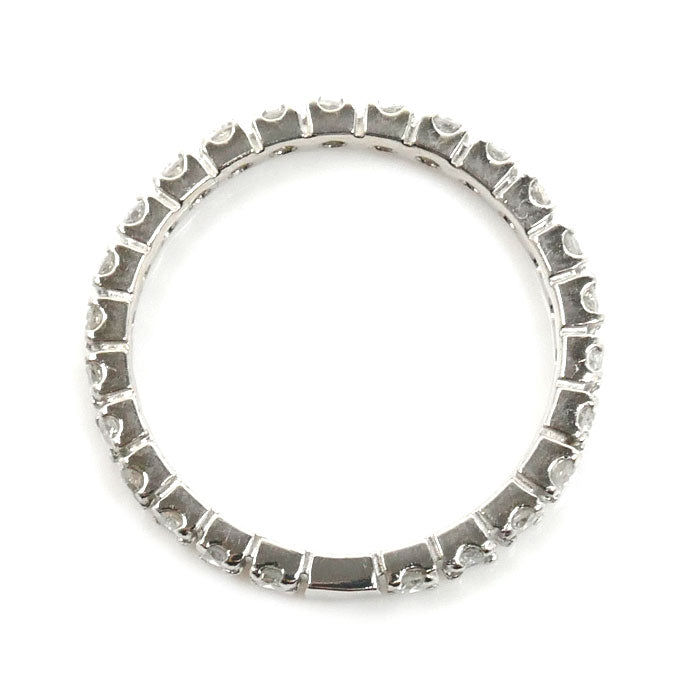 Pt900プラチナ フルエタニティ リング・指輪 ダイヤモンド0.50ct 8号 2.1g レディース【中古】