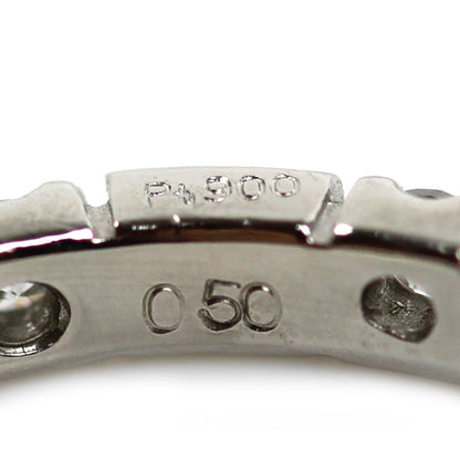 Pt900プラチナ フルエタニティ リング・指輪 ダイヤモンド0.50ct 8号 2.1g レディース【中古】