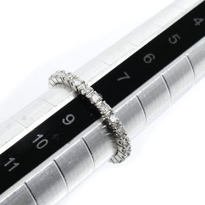 Pt900プラチナ フルエタニティ リング・指輪 ダイヤモンド0.50ct 8号 2.1g レディース【中古】