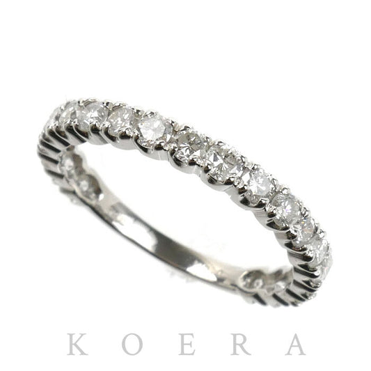 Pt900プラチナ エタニティ リング・指輪 ダイヤモンド1.00ct 14号 2.5g レディース【中古】【美品】