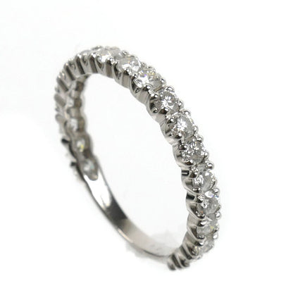 Pt900プラチナ エタニティ リング・指輪 ダイヤモンド1.00ct 14号 2.5g レディース【中古】【美品】