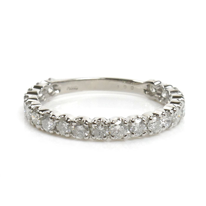 Pt900プラチナ エタニティ リング・指輪 ダイヤモンド1.00ct 14号 2.5g レディース【中古】【美品】
