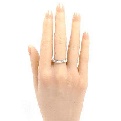 Pt900プラチナ エタニティ リング・指輪 ダイヤモンド1.00ct 14号 2.5g レディース【中古】【美品】
