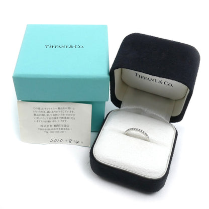 TIFFANY&Co. ティファニー Pt950プラチナ ノヴォ ハーフエタニティ リング・指輪 ダイヤモンド 13号 3.0g レディース【中古】【美品】