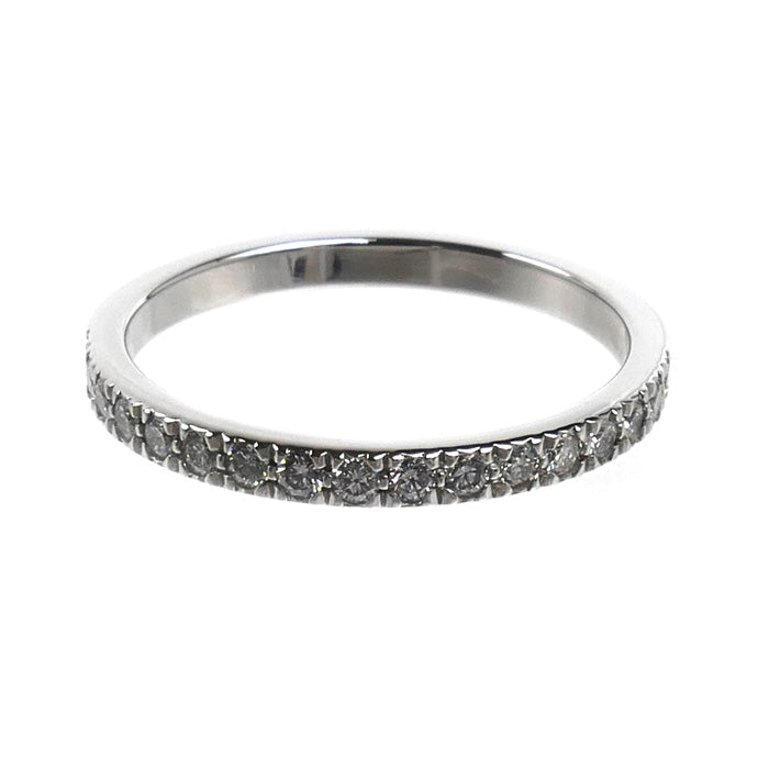 TIFFANY&Co. ティファニー Pt950プラチナ ノヴォ ハーフエタニティ リング・指輪 ダイヤモンド 13号 3.0g レディース【中古】【美品】