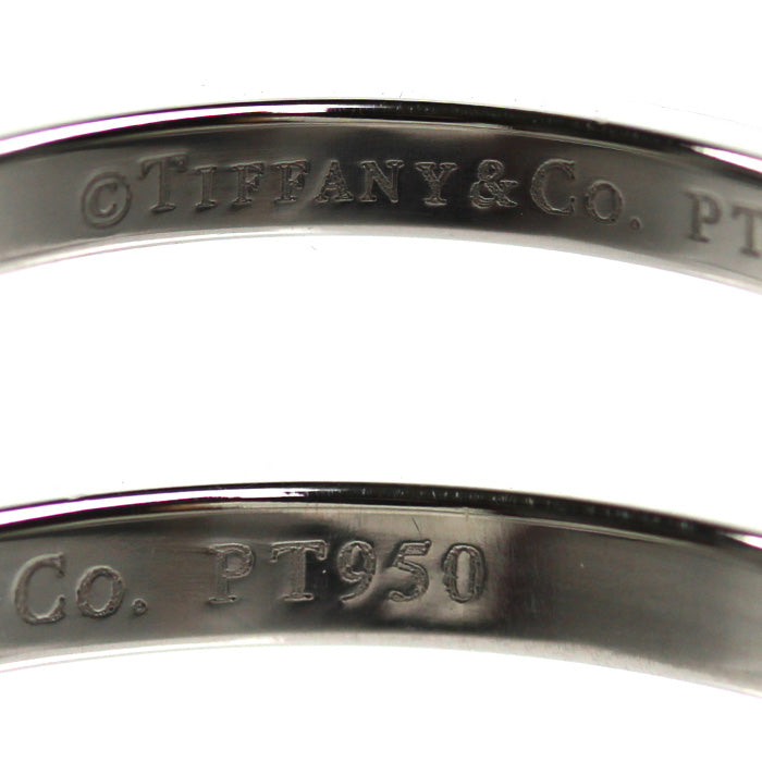 TIFFANY&Co. ティファニー Pt950プラチナ ノヴォ ハーフエタニティ リング・指輪 ダイヤモンド 13号 3.0g レディース【中古】【美品】