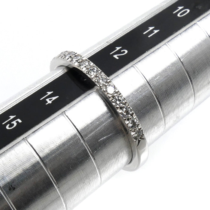 TIFFANY&Co. ティファニー Pt950プラチナ ノヴォ ハーフエタニティ リング・指輪 ダイヤモンド 13号 3.0g レディース【中古】【美品】