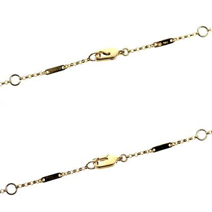 Carrera y Carrera カレライカレラ K18YG イエローゴールド ポモナ 妖精モチーフ 1Pダイヤ ネックレス ダイヤモンド 5.9g 43/46cm レディース【中古】