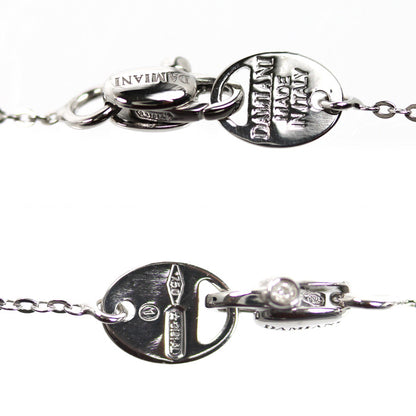 Damiani ダミアーニ K18WG ホワイトゴールド ベルエポック ハート ネックレス 20061335 ダイヤモンド ルビー 6.3g 42/50cm レディース【中古】【美品】
