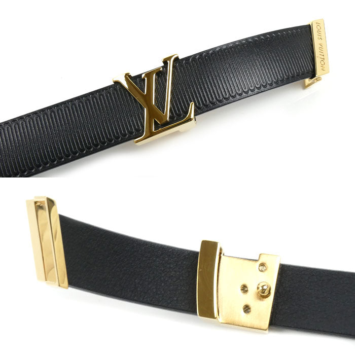 LOUIS VUITTON ルイ・ヴィトン サンチュール クチュール ベルト ブラック M9578 BC4136 レディース【中古】【美品】