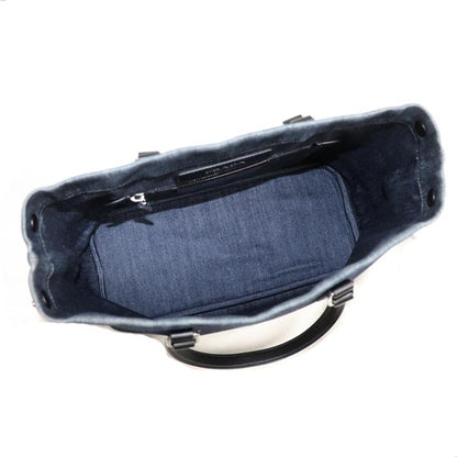 PRADA プラダ デニムトート トートバッグ ブルー 1BG356 レディース【中古】