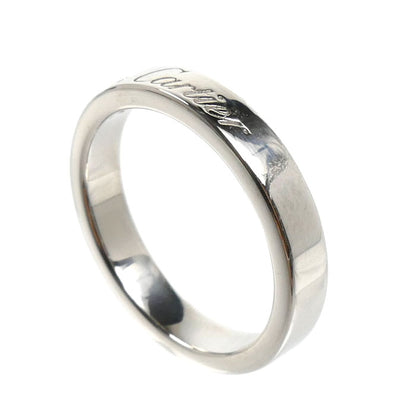 CARTIER カルティエ Pt950プラチナ エングレーブド 1Pダイヤ リング・指輪 B4051345 ダイヤモンド 5号 45 4.4g レディース【中古】【美品】