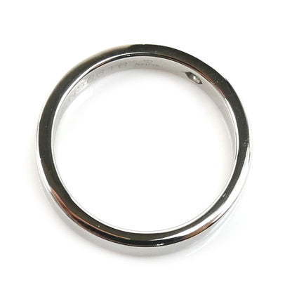 CARTIER カルティエ Pt950プラチナ エングレーブド 1Pダイヤ リング・指輪 B4051345 ダイヤモンド 5号 45 4.4g レディース【中古】【美品】