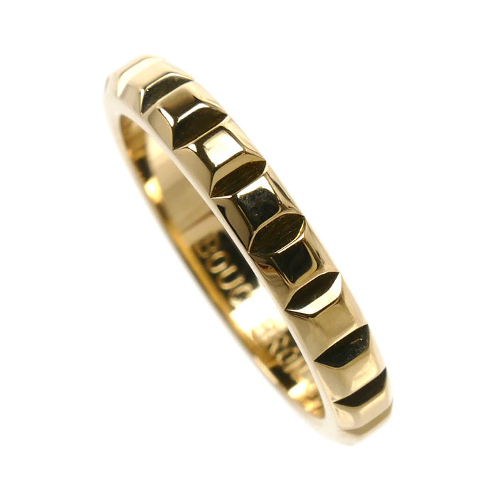 Boucheron ブシュロン K18YG イエローゴールド キャトル クルドパリ ミディアム リング・指輪 JAL00008 7号 3.3g レディース【中古】【美品】