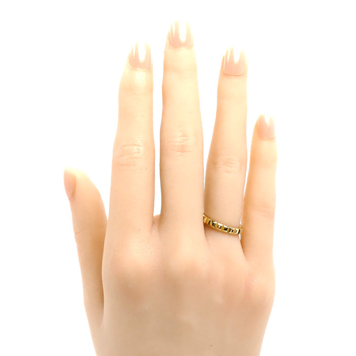 Boucheron ブシュロン K18YG イエローゴールド キャトル クルドパリ ミディアム リング・指輪 JAL00008 7号 3.3g レディース【中古】【美品】