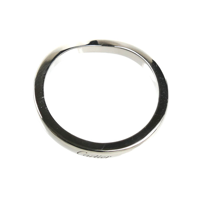 CARTIER カルティエ Pt950プラチナ バレリーナ カーブ ウェディング リング・指輪 B4093046 ダイヤモンド 6号 46 2.7g レディース【中古】【美品】