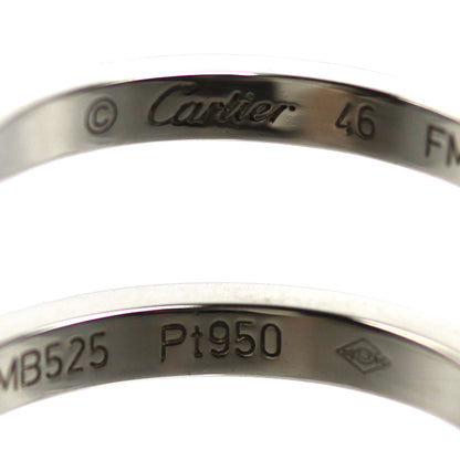 CARTIER カルティエ Pt950プラチナ バレリーナ カーブ ウェディング リング・指輪 B4093046 ダイヤモンド 6号 46 2.7g レディース【中古】【美品】