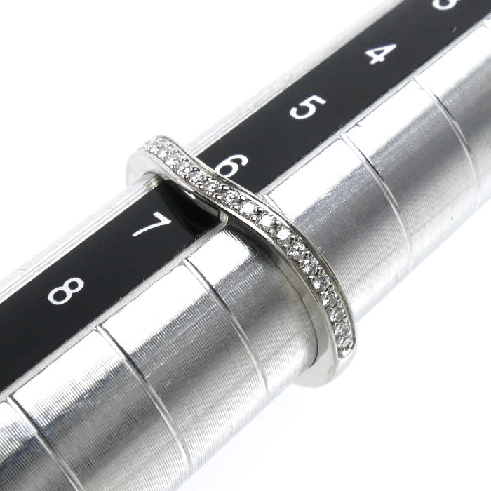 CARTIER カルティエ Pt950プラチナ バレリーナ カーブ ウェディング リング・指輪 B4093046 ダイヤモンド 6号 46 2.7g レディース【中古】【美品】
