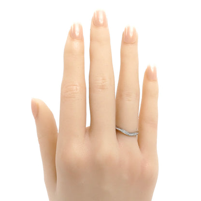 CARTIER カルティエ Pt950プラチナ バレリーナ カーブ ウェディング リング・指輪 B4093046 ダイヤモンド 6号 46 2.7g レディース【中古】【美品】
